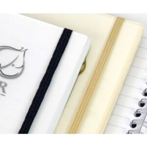 Lot de 5 cahiers à spirale MINTRA GOLD & SILVER A6 160 pages - 2 coloris