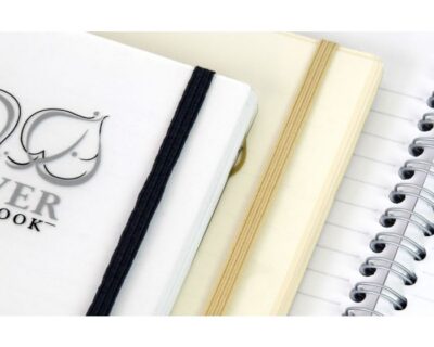 Lot de 5 cahiers à spirale MINTRA GOLD & SILVER A6 160 pages - 2 coloris