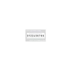 Numéroteur automatique Shiny Pro E-958/PL - 8 chiffres 56×33 mm