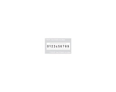 Numéroteur automatique Shiny Pro E-958/PL - 8 chiffres 56×33 mm