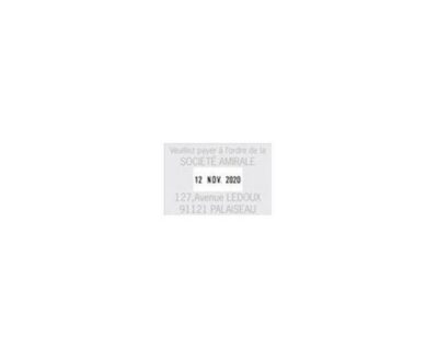 Dateur automatique COLOP Printer 53 - Empreinte 30x45 mm, 6 lignes