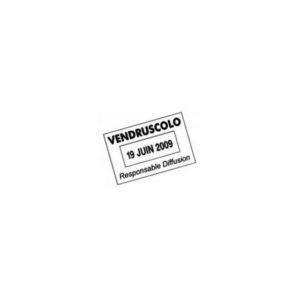 Dateur Trodat Métal Line 5440 - 2 lignes - Format 48 x 28 mm