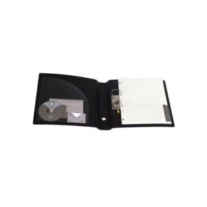Classeur à levier EXACTIVE avec porte-bloc et élastique - Noir (FCL032)