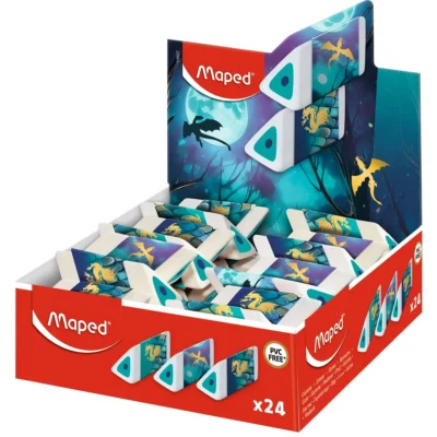 Gomme pyramide Dragon blanche en Prés de 24 Réf : 119527