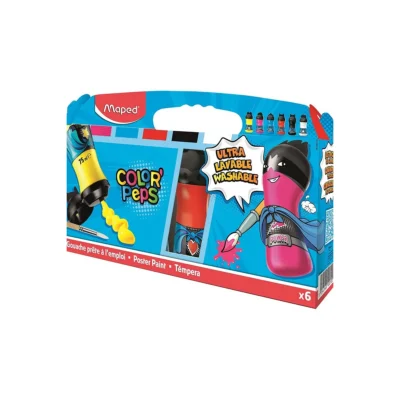 Gouaches 200 ml enTube couleur Marron Réf 826712 Maped