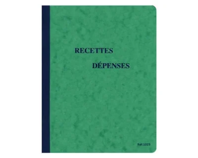 Journal Comptable Recettes et Dépenses 50 Pages - Format A5