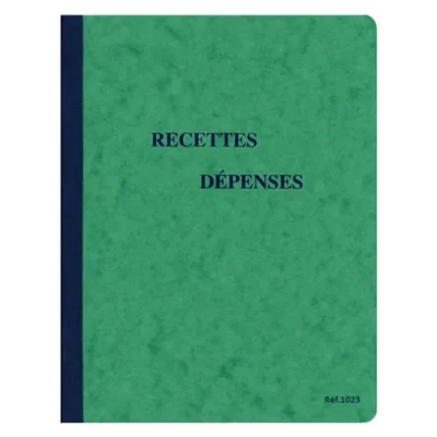 Journal Comptable Recettes et Dépenses 50 Pages - Format A5