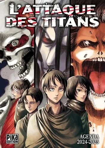 L’ATTAQUE DES TITANS - AGENDA 2024-2025 Agenda Pika Edition 2024-2025