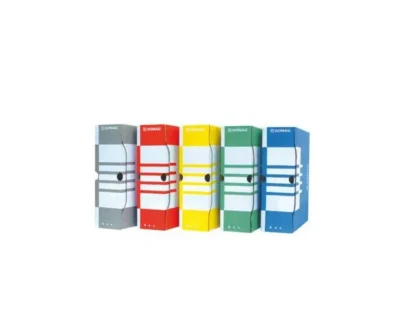 Lot de 10 Boîtes d'Archives BIELLA Dos 8 cm - Carton Recyclé