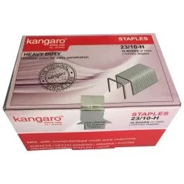 Lot de 10 boîtes de 1000 agrafes KANGARO 23/10