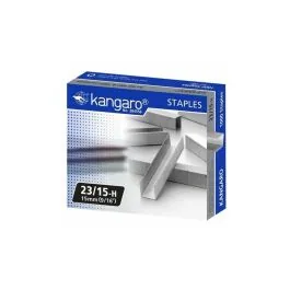 Lot de 10 boîtes de 1000 agrafes KANGARO 23/15-H pour agrafeuses standards