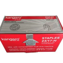 Lot de 10 boîtes de 1000 agrafes KANGARO 23/17 - Acier galvanisé