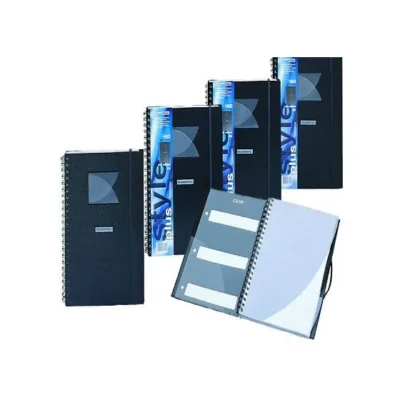 Lot de 10 Cahiers 3 en 1 FOLDERMATE Format A4 Noir
