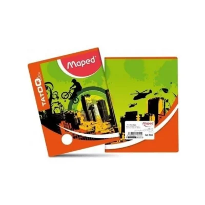Lot de 10 cahiers MAPED 384 pages 17 x 22 cm 72g/m²