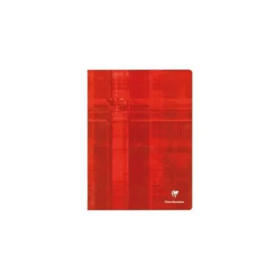 Lot de 10 cahiers piqués CLAIREFONTAINE 144 pages 17 x 22 cm petits carreaux
