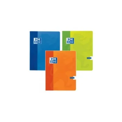 Lot de 10 Cahiers Piqués OXFORD 96 Pages 17×22 cm Couleurs Assorties