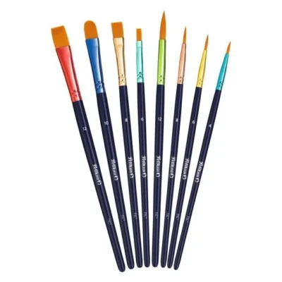 Lot de 10 pinceaux Pelikan 701181 - Poils synthétiques robustes