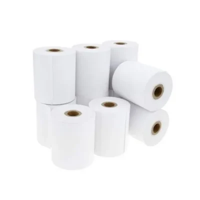 Lot de 10 Rouleaux Papier Thermique PAPILLON 80×Ø80 mm - Tickets & Reçus