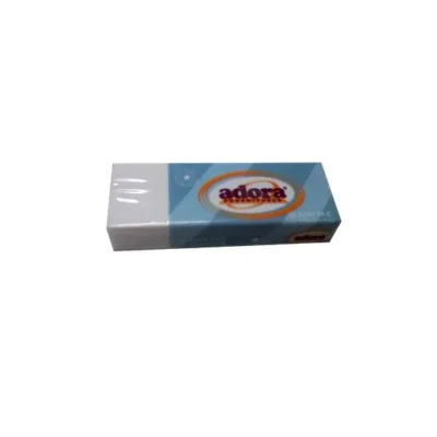 Lot de 20 gommes blanches Adora grand modèle - FGO06