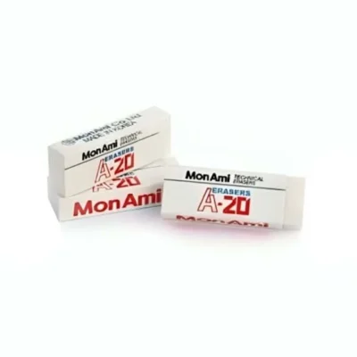 Lot de 20 gommes blanches MonAmi A20