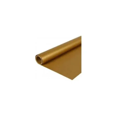 Lot de 20 rouleaux papier cadeau kraft Clairefontaine 0,7×3m 70g/m² or