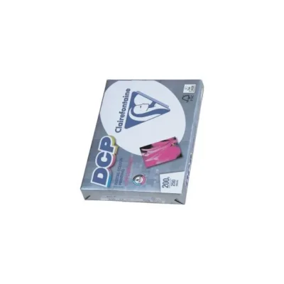 Lot de 4 Ramettes Papier A4 200g Clairefontaine DCP Blanc - 1000 feuilles