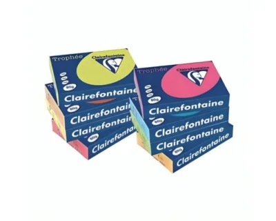 Lot de 4 Ramettes Papier Couleur TROPHÉE A4 160g/m² - 41 Teintes