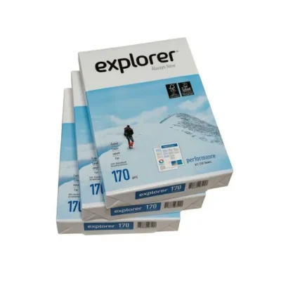 Lot de 4 Ramettes Papier Ultra Blanc EXPLORER A4 170g/m² - 1000 feuilles