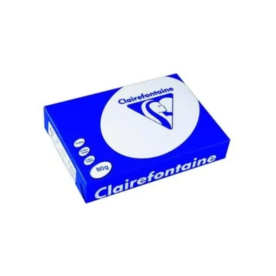 Lot de 5 Ramettes Clairalfa A4 80g/m² - Papier Blanc Multifonctions 500 Feuilles
