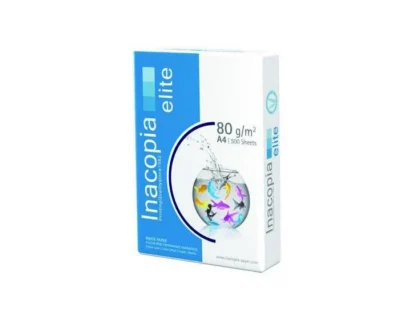 Lot de 5 Ramettes Papier Blanc Inacopia A4 80g/m² - 500 Feuilles