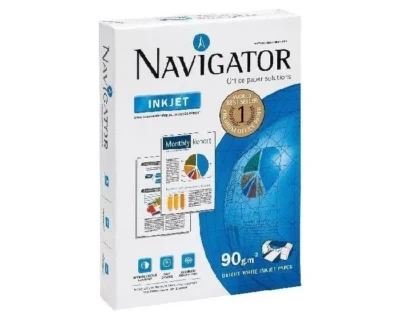 Lot de 5 Ramettes Papier Blanc Navigator A3 90g/m² 250 Feuilles