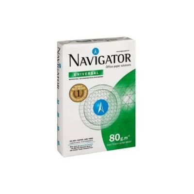 Lot de 5 Ramettes Papier Navigator A4 80g/m² 500 feuilles - Blanc Premium