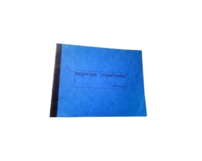 Lot de 5 Registres Comptables 25x32 cm - 80 Pages Piqûre