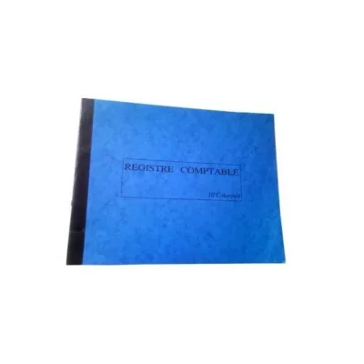 Lot de 5 Registres Comptables 25x32 cm - 80 Pages Piqûre