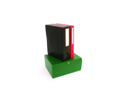 Lot de 6 Boîtes Archives à Pression ALPHA Polypro Dos 15 cm - 6 Couleurs
