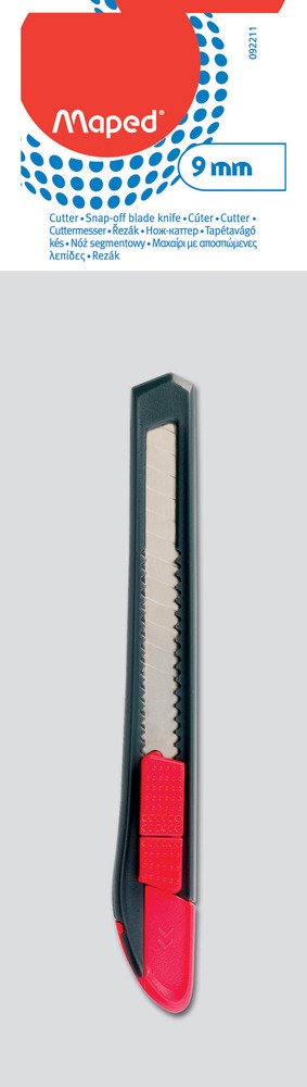 Cutter en Plastque 9 mm en Sachet Réf 092211 Maped
