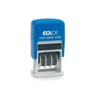 Mini Dateur COLOP S120 - Empreinte 4 mm Bleu