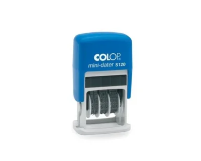 Mini Dateur COLOP S120 - Empreinte 4 mm Bleu