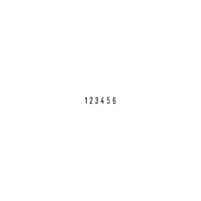 Numéroteur automatique COLOP S126 - 6 chiffres 4 mm bleu