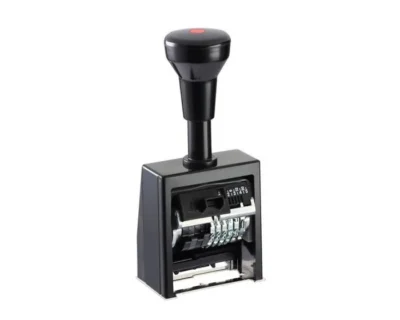 Numéroteur Deli Easy 7508 - 8 chiffres avec molettes métalliques