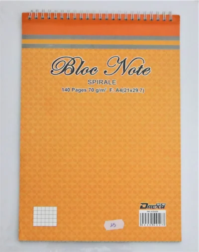 Bloc Note Spirale New Dream