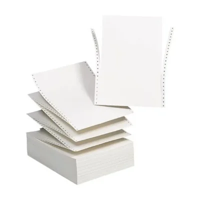 Papier listing 3 exemplaires 15/12 cm - Paquet de 1000 feuilles blanc