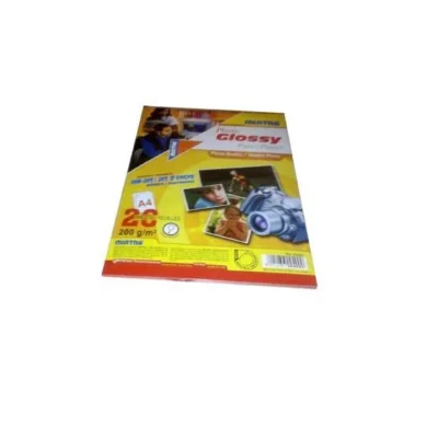 Papier photo MINTRA brillant jet d'encre A4 200g/m² - Paquet de 20 feuilles