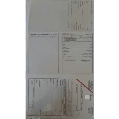 Paquet de 100 Dossiers d'immatriculation Formule I non barrée