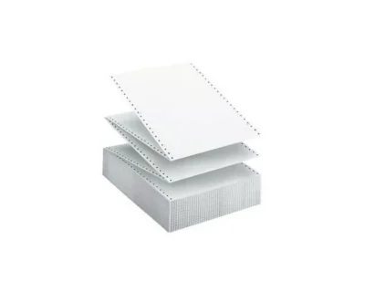 Paquet de 500 listings vierges autocopiants 80 colonnes 11" - 24x28cm - 6 exemplaires