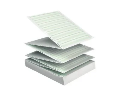 Paquet de 500 listings zonés autocopiants 132 colonnes 11" - Format 38x28cm - 2 exemplaires
