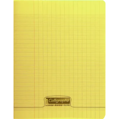 Clairefontaine Polypro JAUNE 17x22cm, 48 pages, 90g