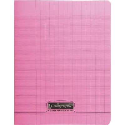Cahier piqué 8000 POLYPRO 17×22 cm 96 pages grands carreaux 90 g