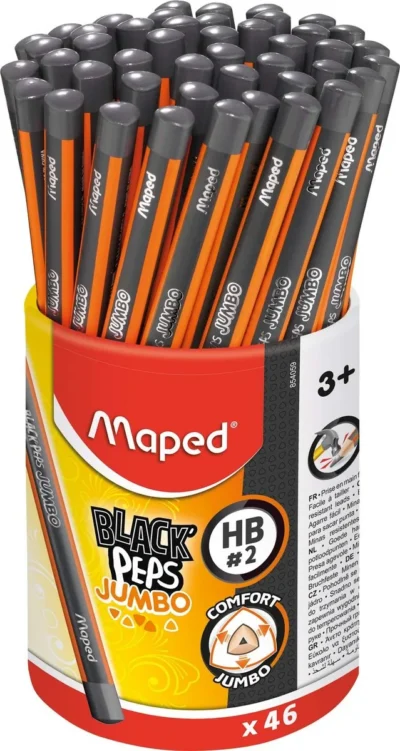 Pot crayon graphite HB Tatoo en prés de 36 Réf 850454 Maped Crayon Maped 36