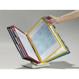 Pupitre de présentation 4 en 1 Durable Vario 10 Volets